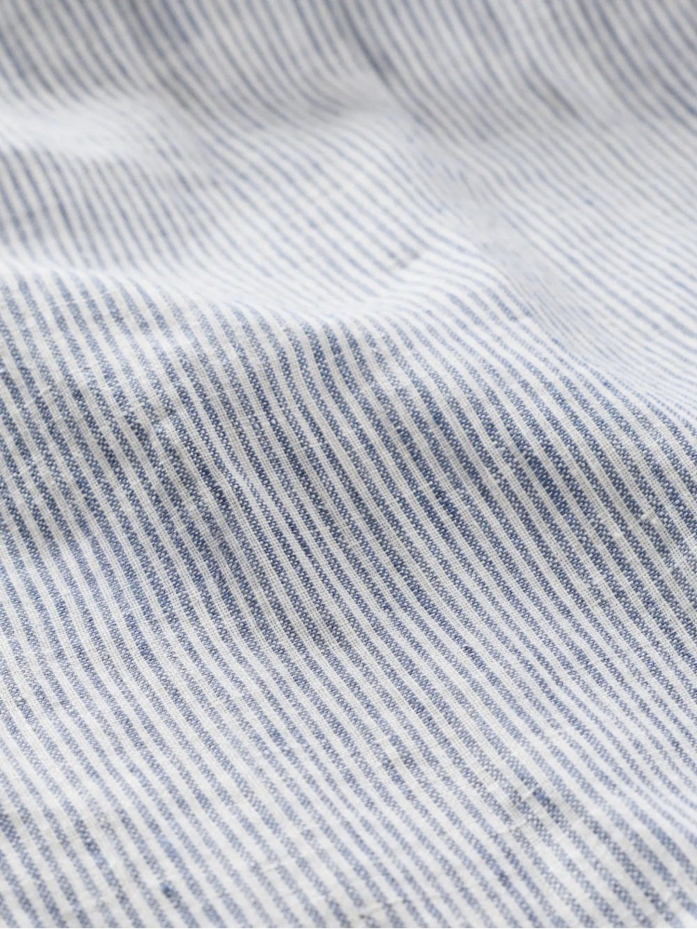 Quince Light Blue Striped Button Down Shirt - Picture 3 of 3